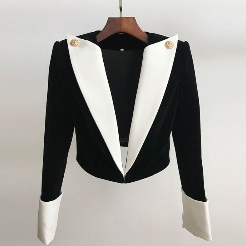 Veste-Velours-Lisse-Femme