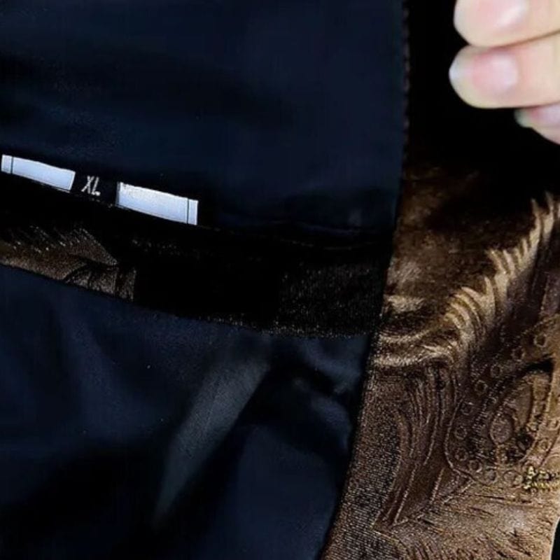 Veste-Velours-Marron-Homme
