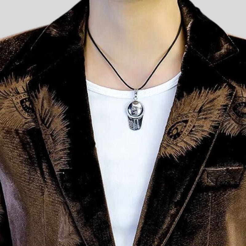 Veste-Velours-Marron-Homme