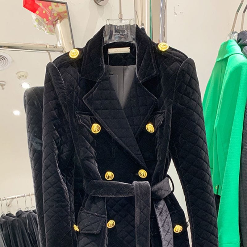 Veste-Velours-Matelassé-Femme