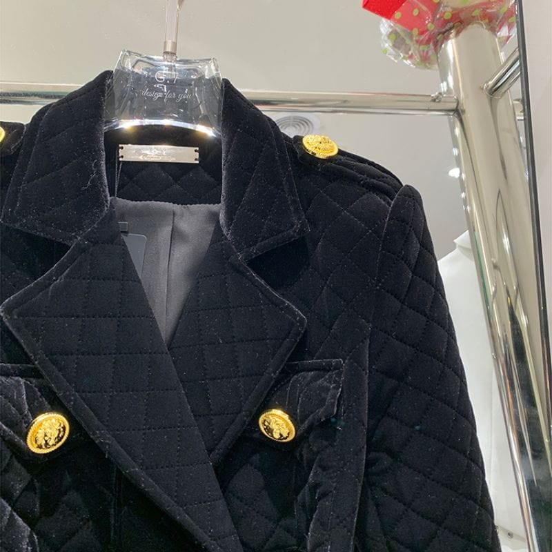 Veste-Velours-Matelassé-Femme