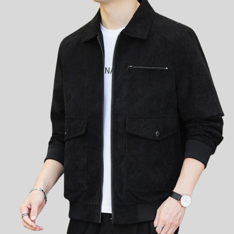 Veste-Velours-Noir