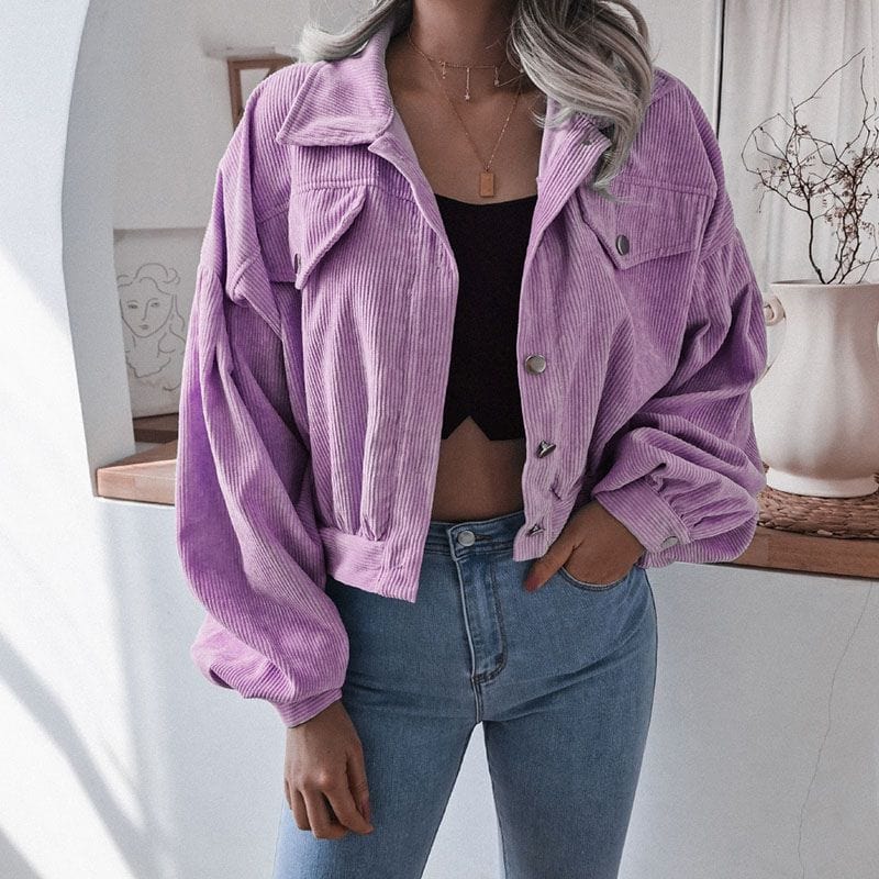 Veste-Velours-Violette-Femme