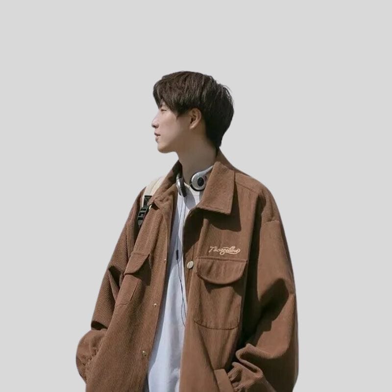 Veste-en-Velour-Marron-Homme