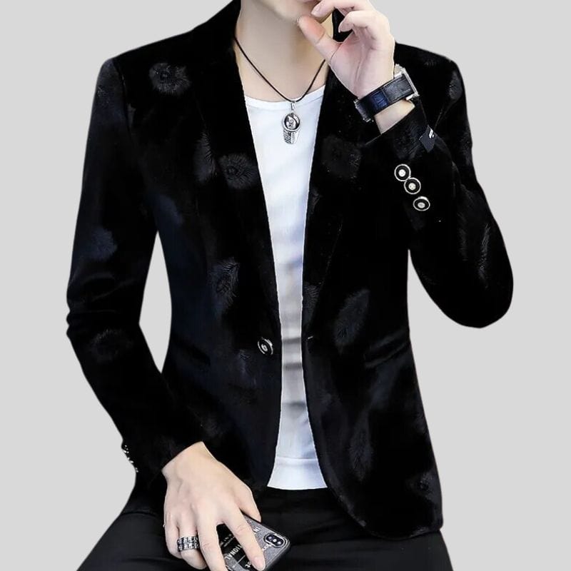 Veste-en-Velour-Noir-Homme