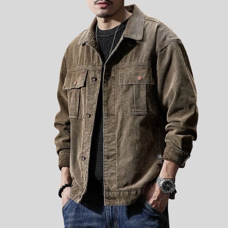 Veste-en-Velours-Marron-Homme