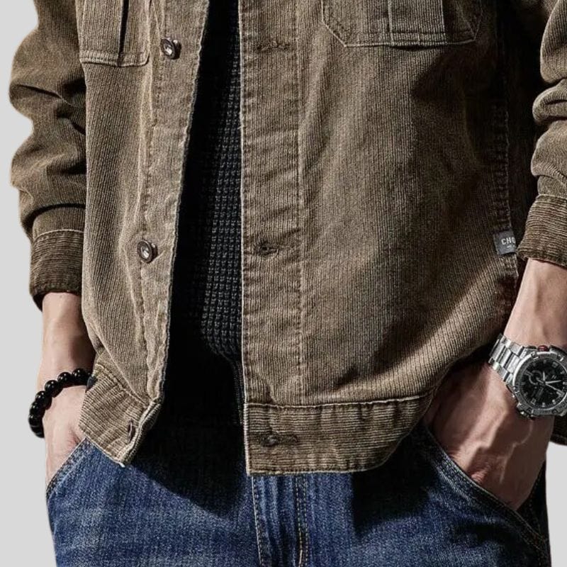 Veste-en-Velours-Marron-Homme