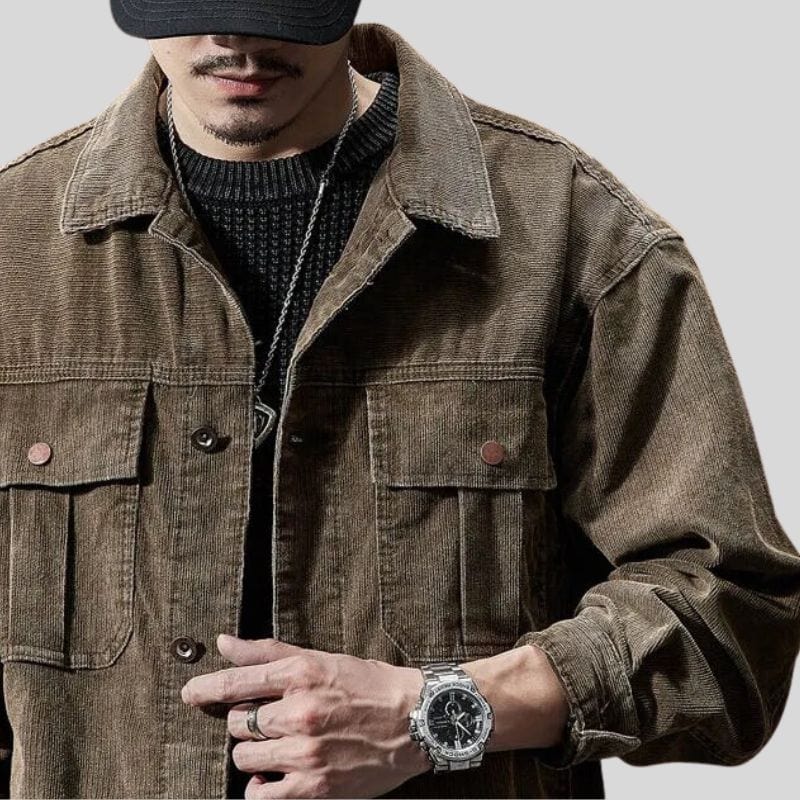 Veste-en-Velours-Marron-Homme