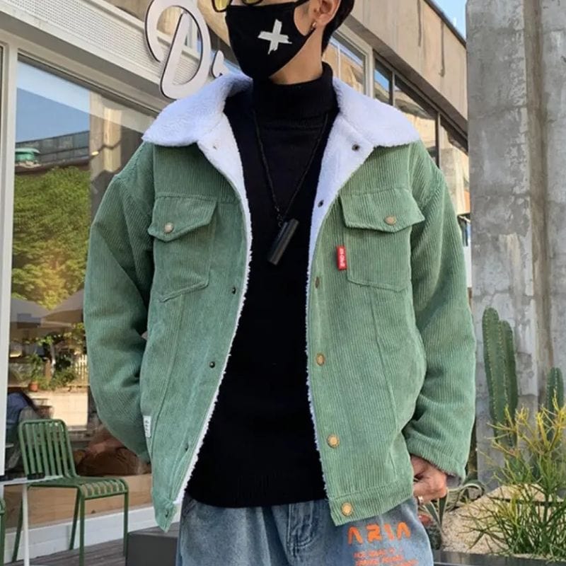 Veste-en-Velours-Verte-Homme