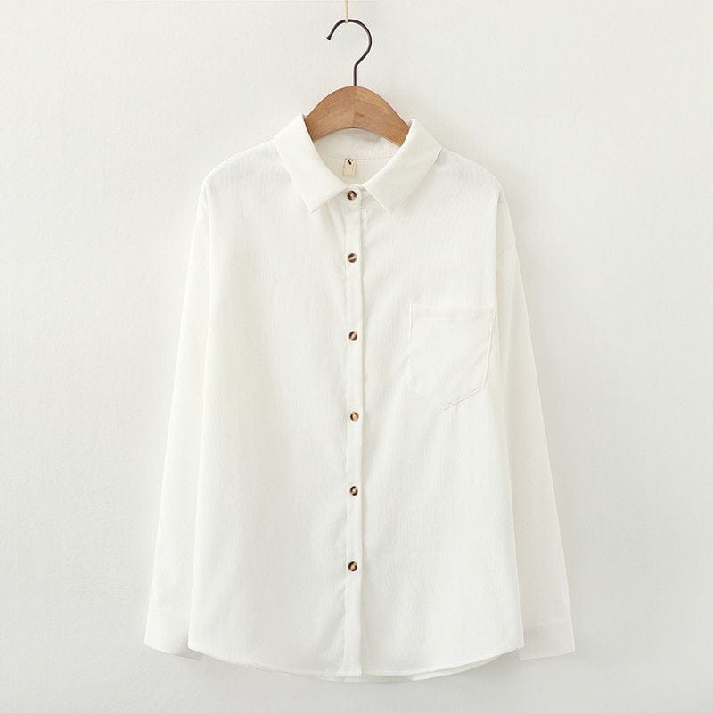 Chemise-Velour-Cotelé