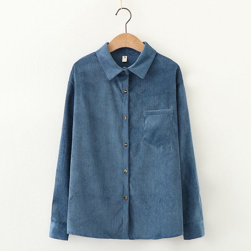 Chemise-Velours-Cotelé