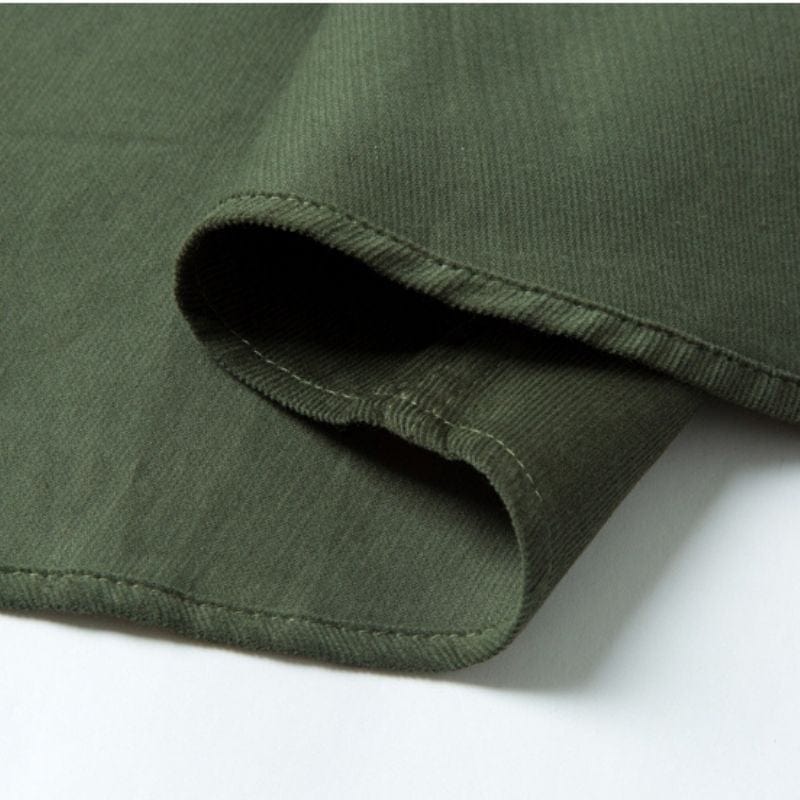 Chemise-Velours-Vert-Homme