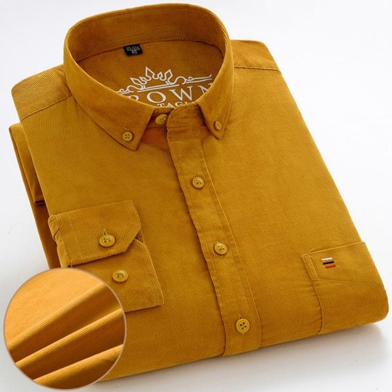 Chemise-en-Velours-Homme