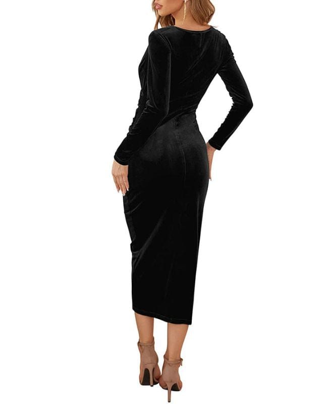 Robe-Velours-Noir