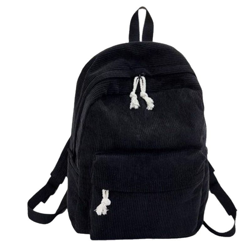 Sac-a-Dos-Velours-Noir