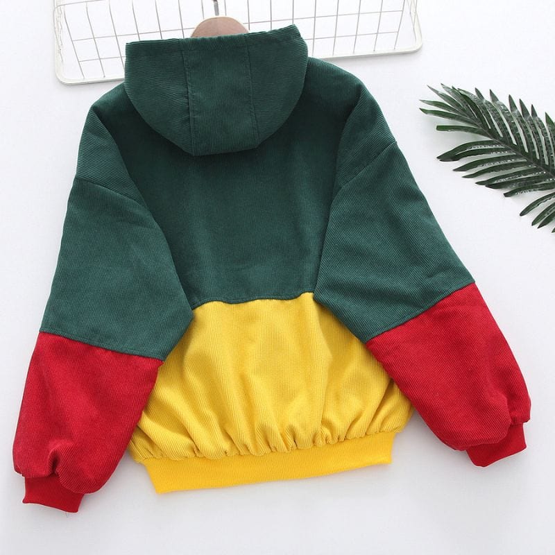 Veste-Velour-Cotelé-Femme