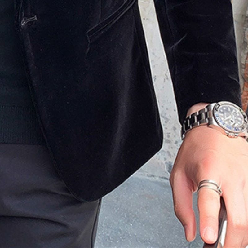 Veste-Velour-Noir-Homme