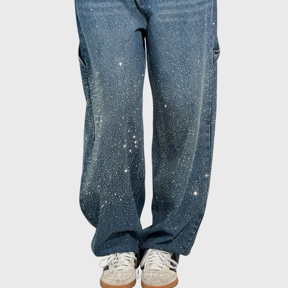 Bailey | Jean en Denim Ballon avec Taille Ajustable | Confort Optimal pour Tous les Jours 1