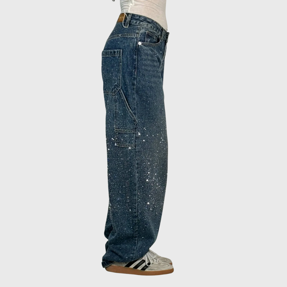 Bailey | Jean en Denim Ballon avec Taille Ajustable | Confort Optimal pour Tous les Jours 2