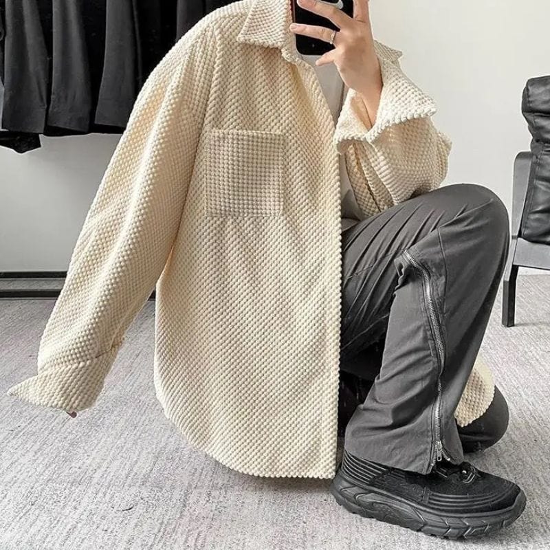 Chemise-Homme-Velours