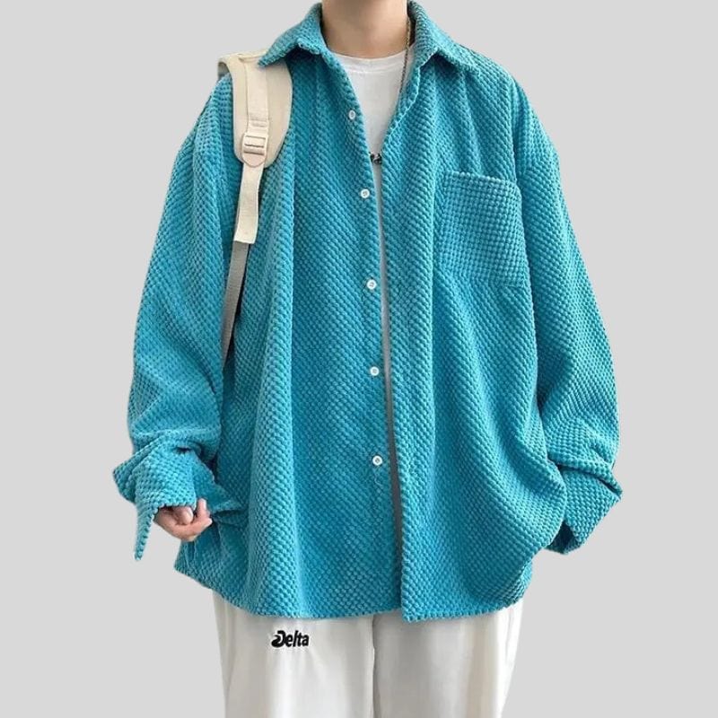 Chemise-Homme-en-Velours