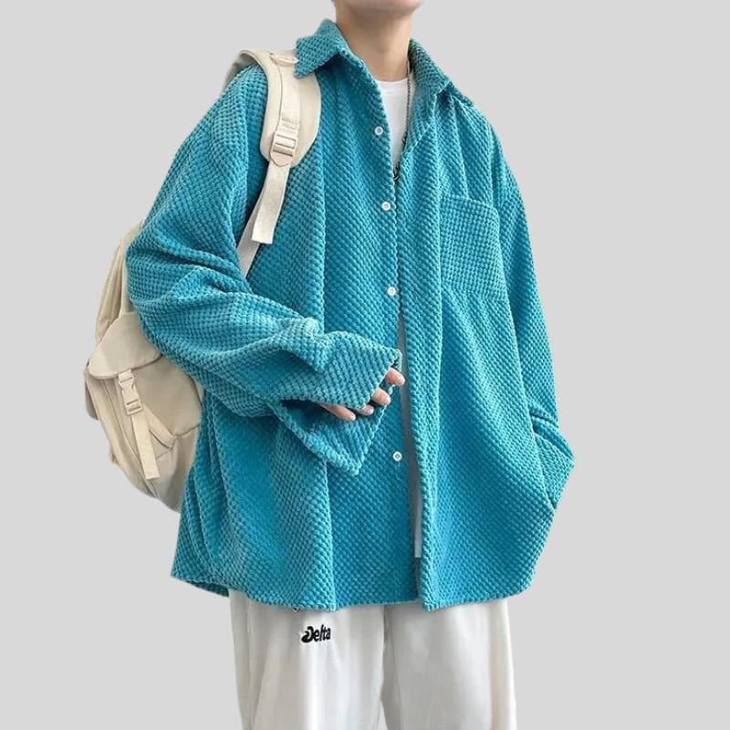 Chemise-Homme-en-Velours