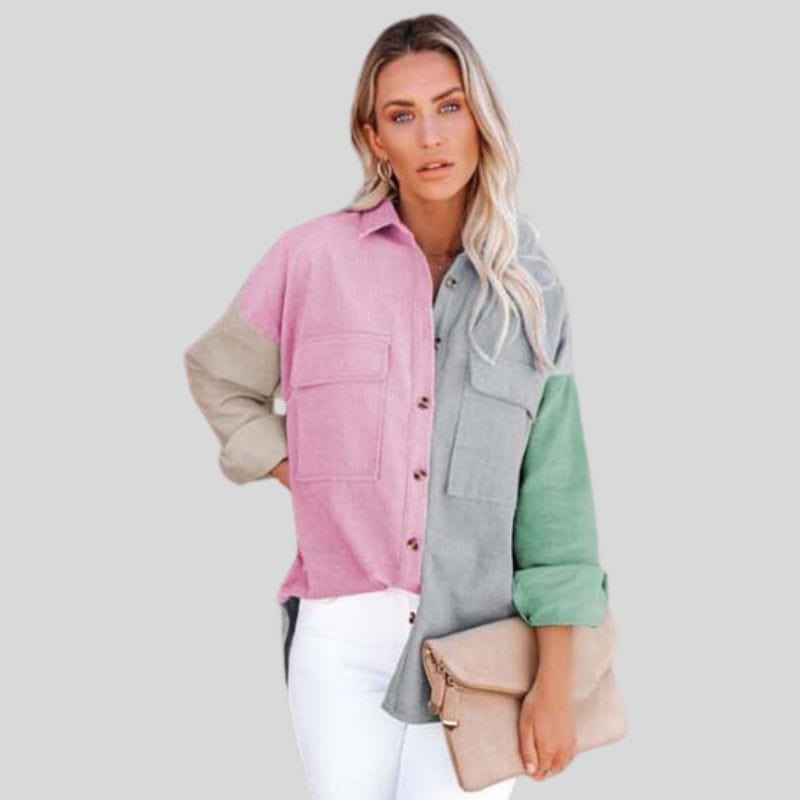 Chemise-en-Velour-Femme