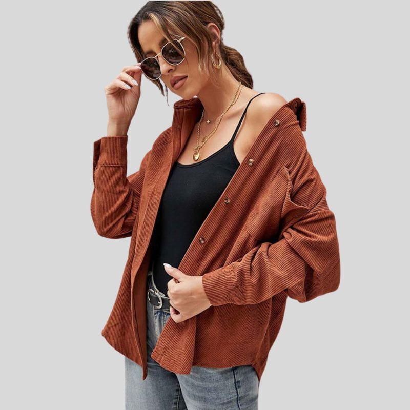 Chemise-en-Velours-Femme