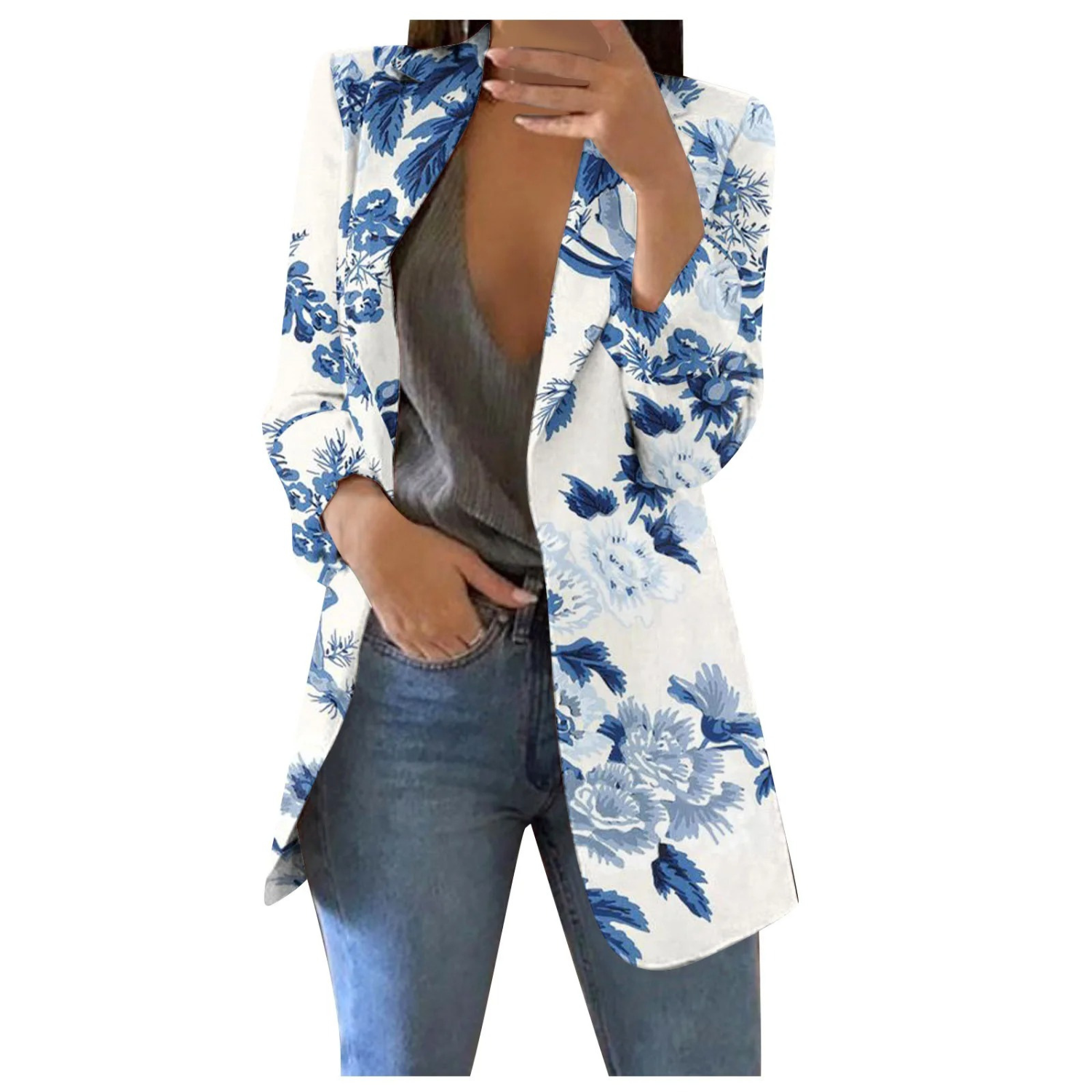 Chloe | Chic Blazer Femme Cropped Élégant 0