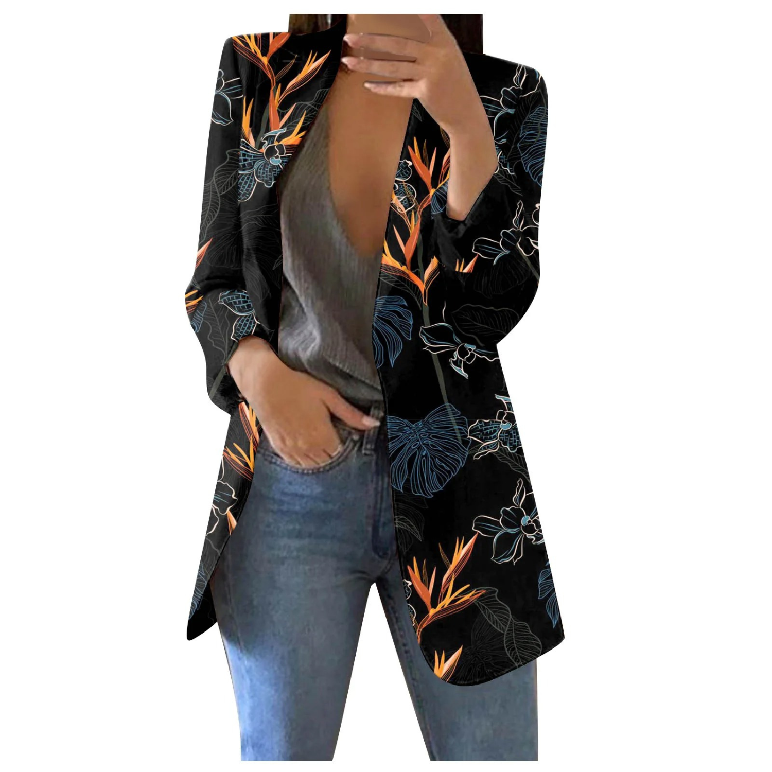 Chloe | Chic Blazer Femme Cropped Élégant 10
