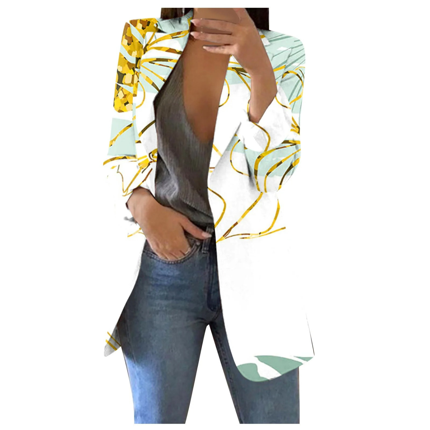 Chloe | Chic Blazer Femme Cropped Élégant 2