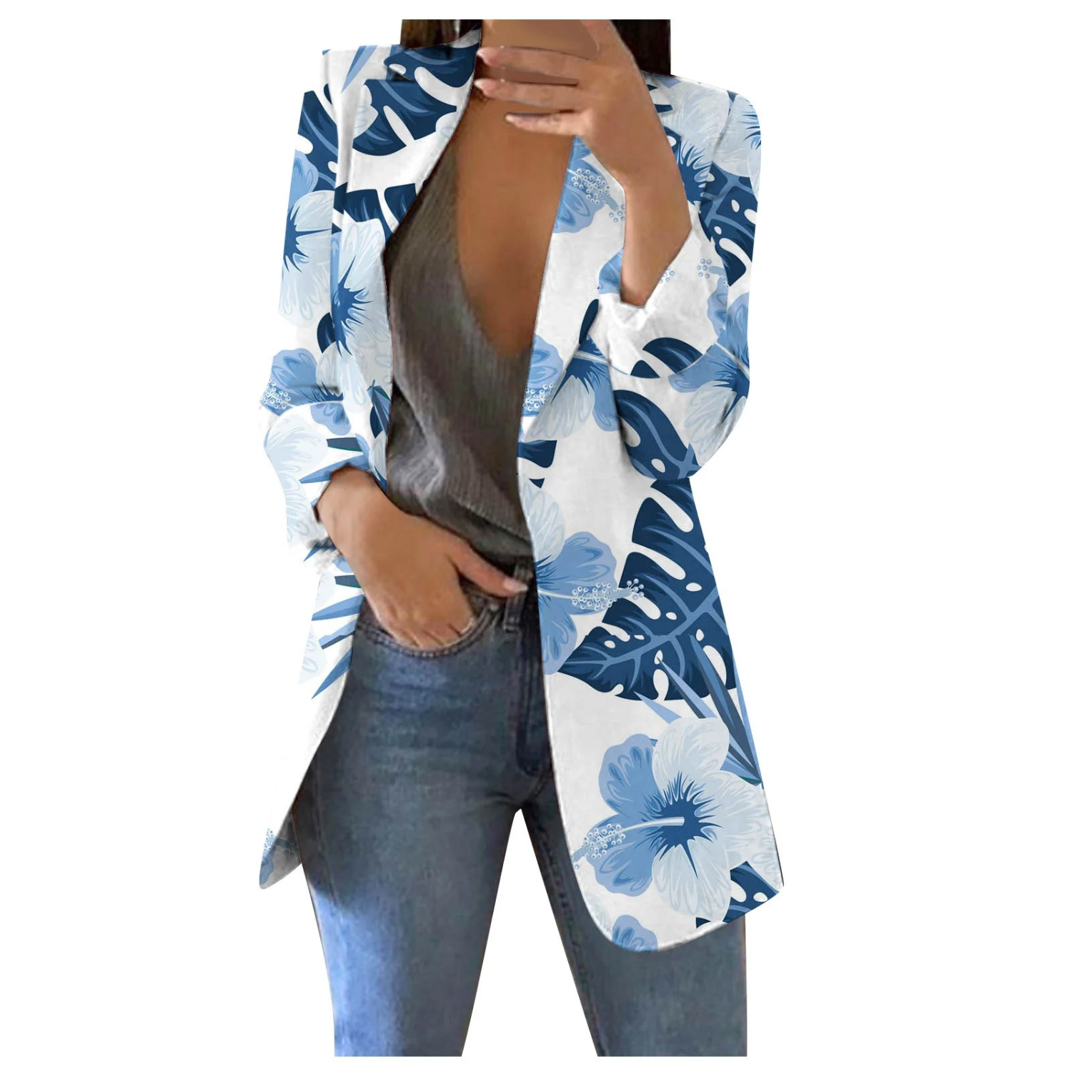Chloe | Chic Blazer Femme Cropped Élégant 7