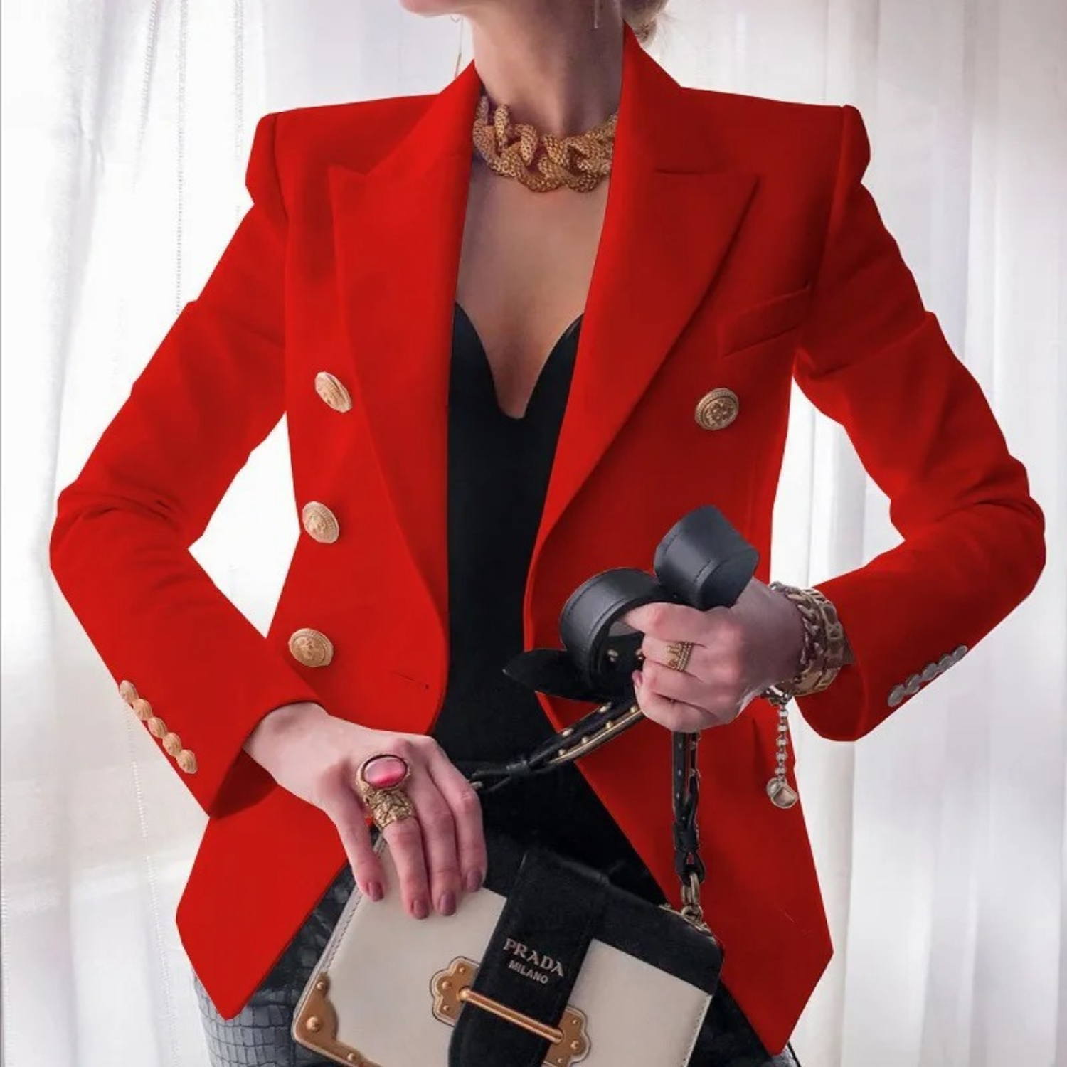 Chloe | Élégant Blazer Noir Femme Chic 3