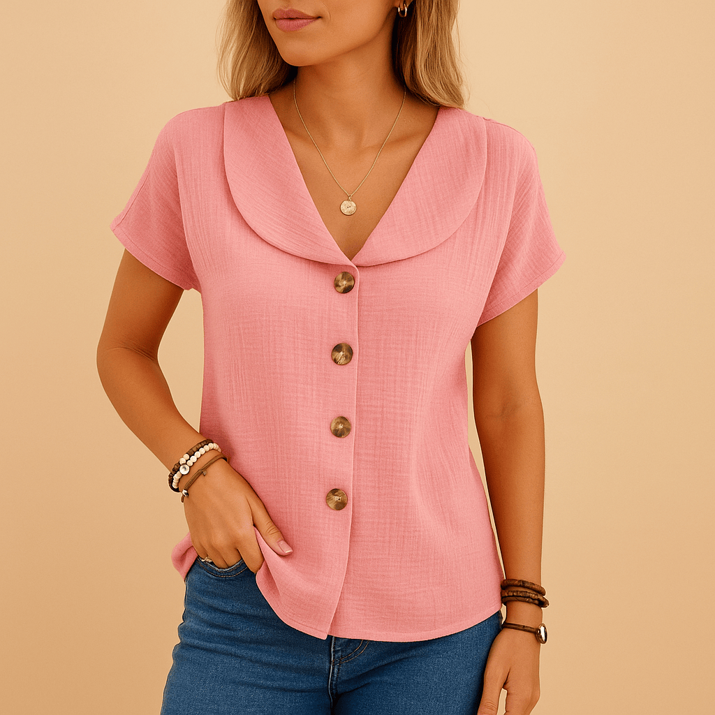 Chloé | Élégante Blouse Blanche Femme Classique et Polyvalente 2