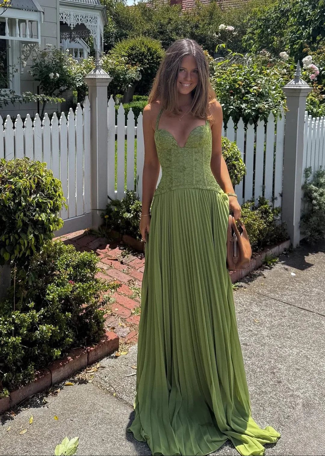 Chloe | Élégante Robe Longue Été Plissée avec Corset 1