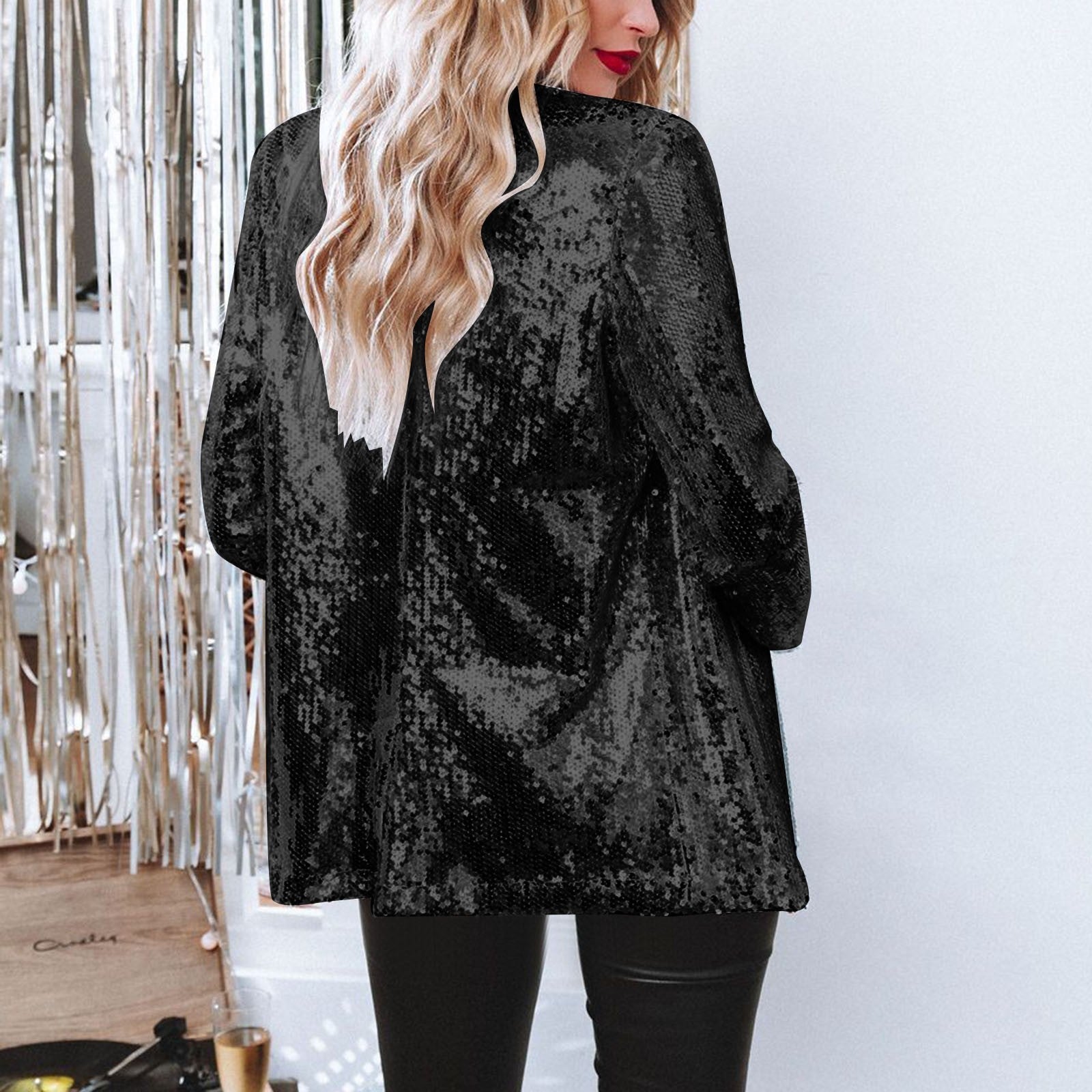 Clara | Élégant Blazer à Paillettes Chic 2