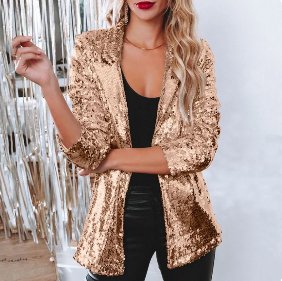 Clara | Élégant Blazer à Paillettes Chic 4
