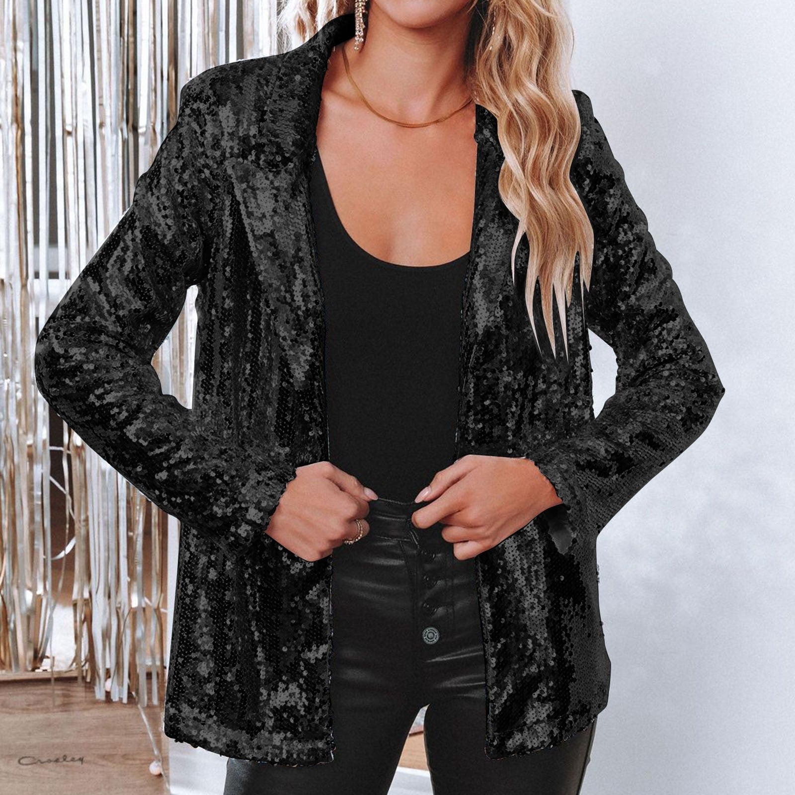 Clara | Élégant Blazer à Paillettes Chic 7