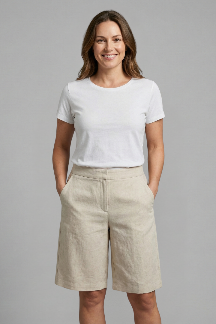 Clara | Élégant Short Taille Haute pour Femme 2
