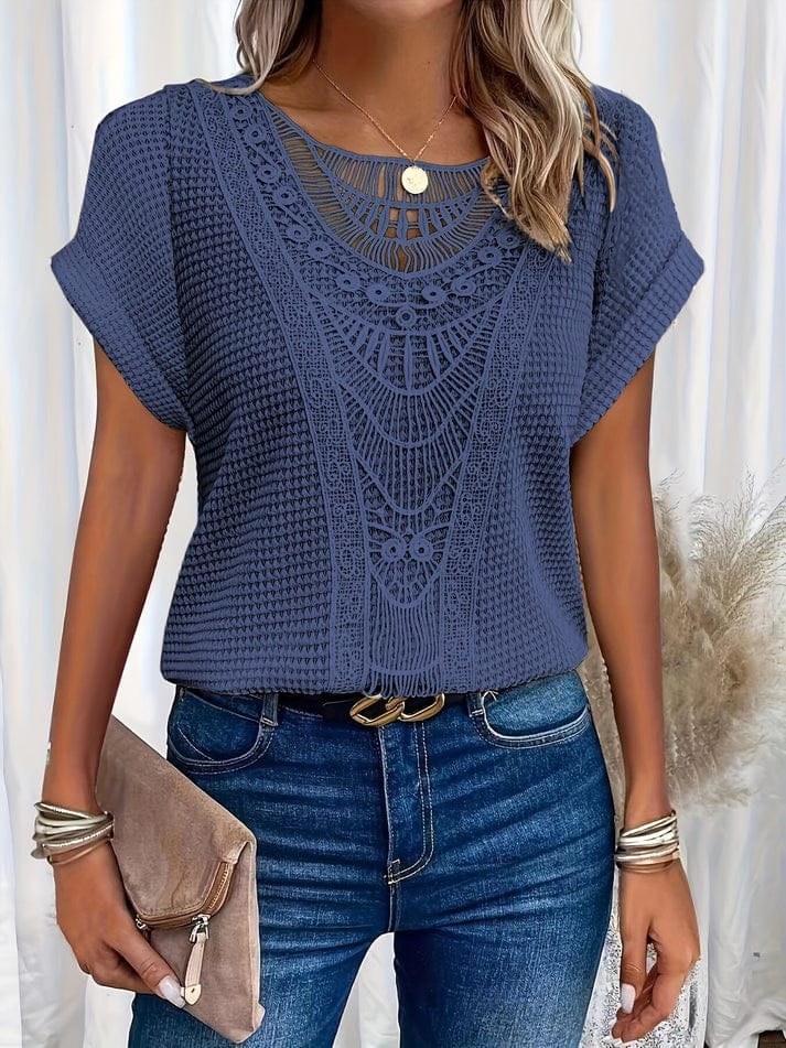 Clara | Élégante Blouse Femme en Dentelle Douce 2