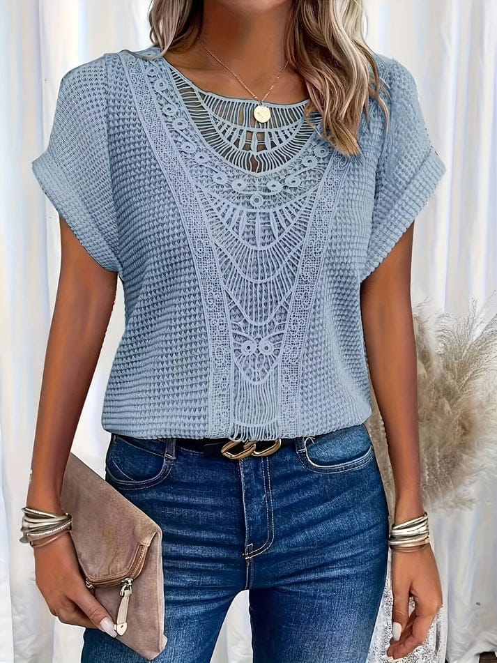 Clara | Élégante Blouse Femme en Dentelle Douce 4