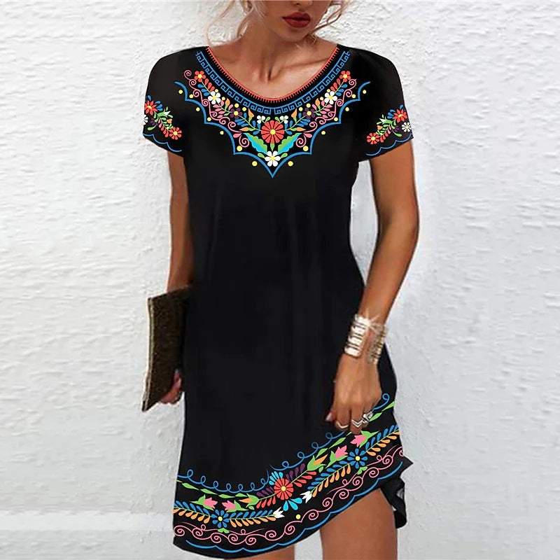Élégance Classique | Robe de Soirée Longue en Polyester avec Motif Distinctif | Confort et Style pour Toutes les Occasions 4