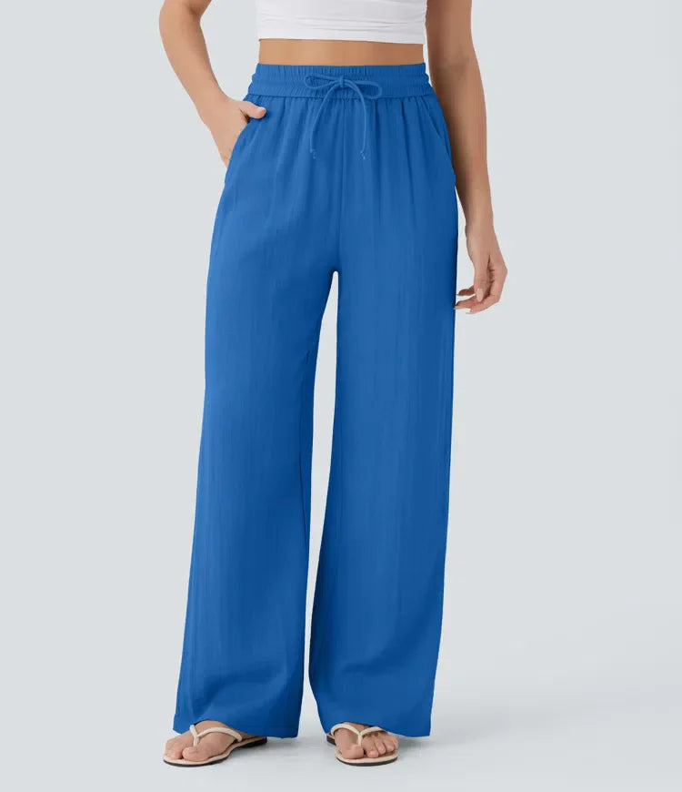 Élégance Été | Pantalon en Lin Léger avec Silhouette Flatteuse | Confort Optimal pour Journées Ensoleillées 4