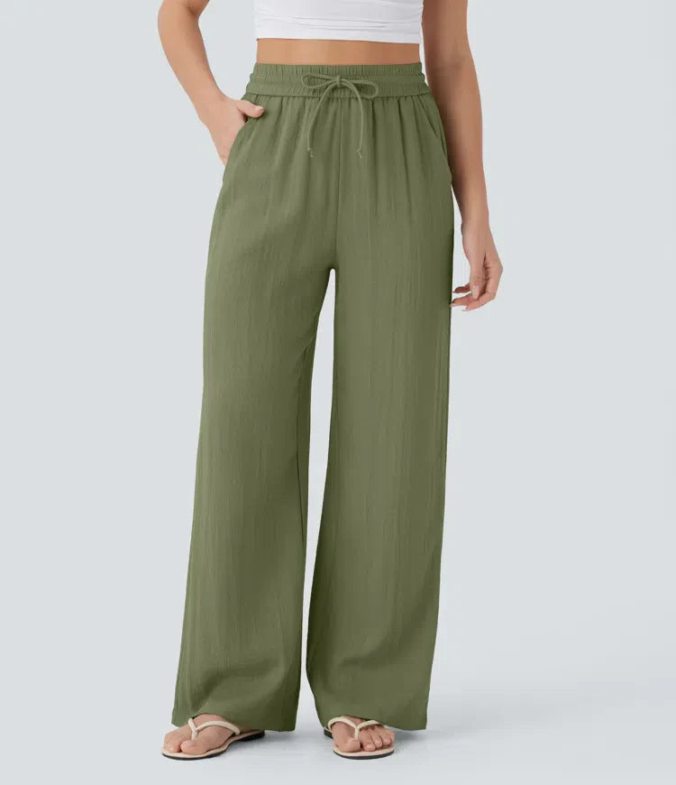Élégance Été | Pantalon en Lin Léger avec Silhouette Flatteuse | Confort Optimal pour Journées Ensoleillées 5
