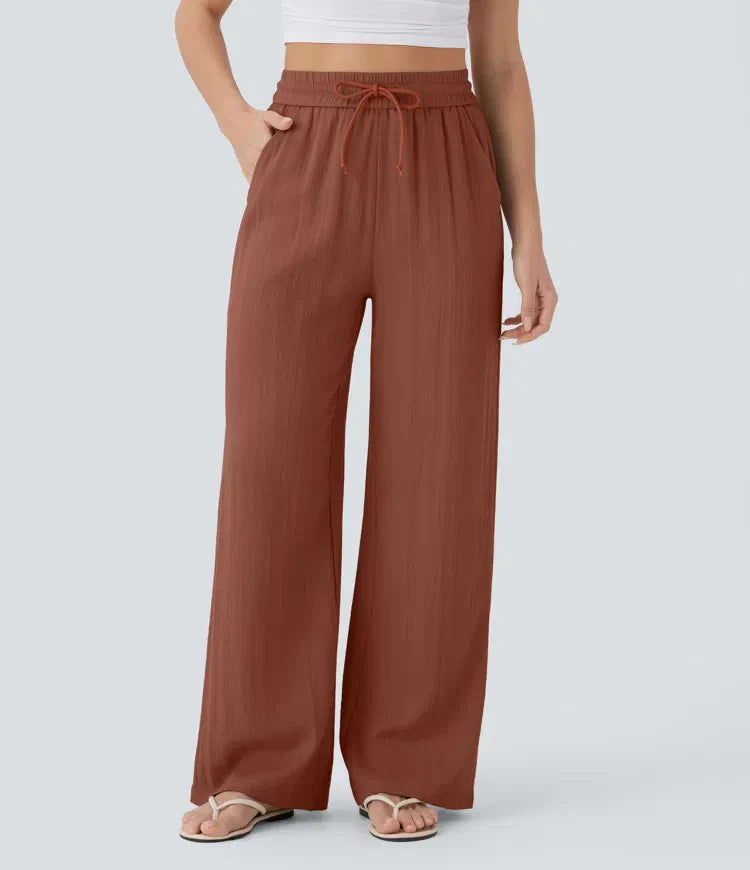 Élégance Été | Pantalon en Lin Léger avec Silhouette Flatteuse | Confort Optimal pour Journées Ensoleillées 6
