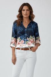 Ella | Chemisier Femme Floral Aéré Élégant 0