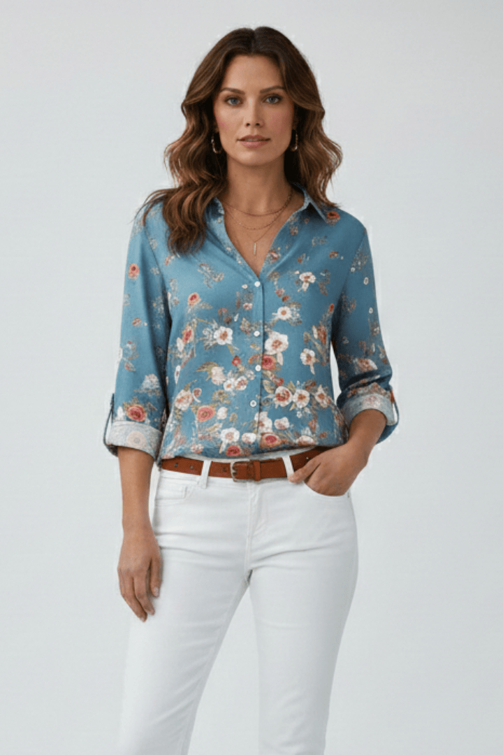 Ella | Chemisier Femme Floral Aéré Élégant 3