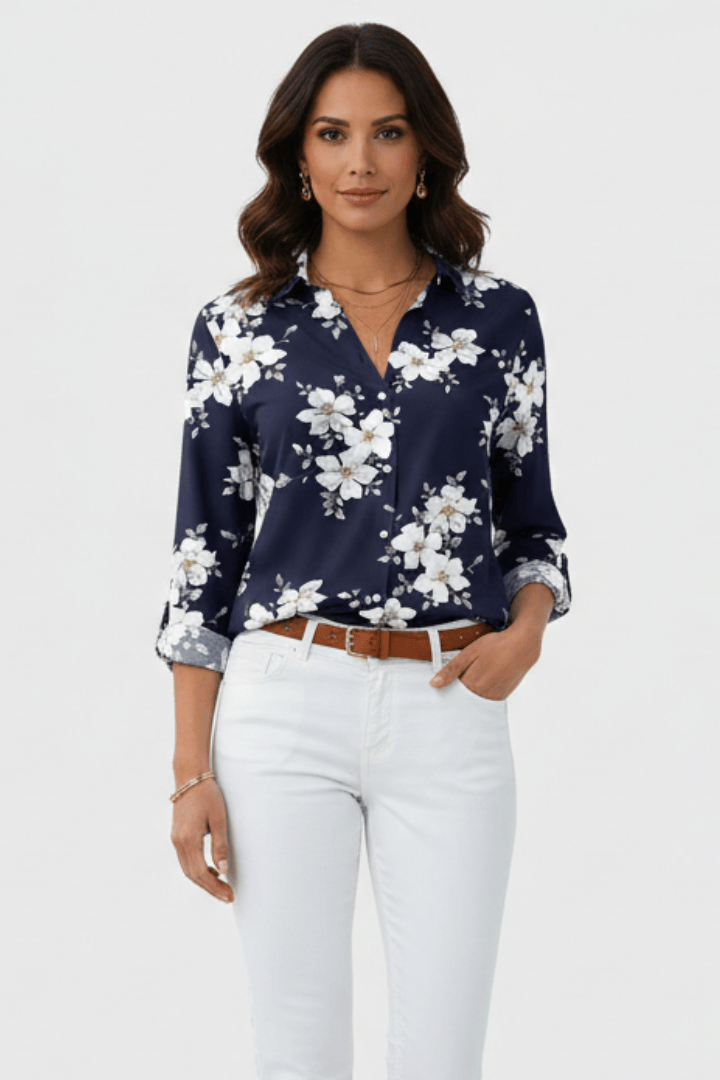 Ella | Chemisier Femme Floral Aéré Élégant 4