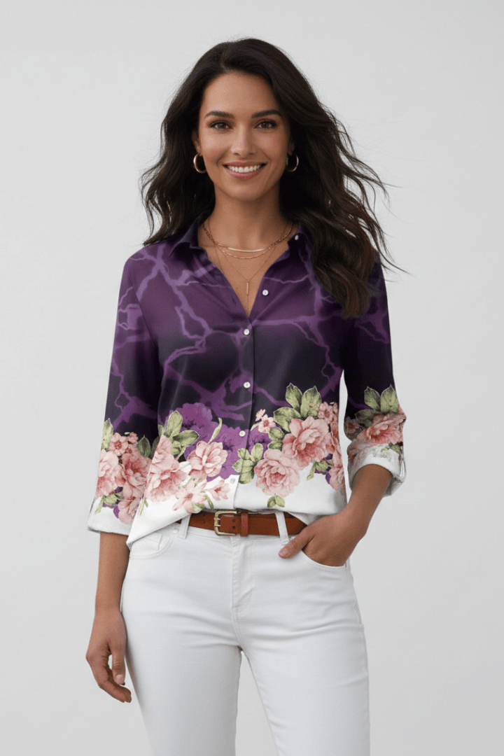 Ella | Chemisier Femme Floral Aéré Élégant 7
