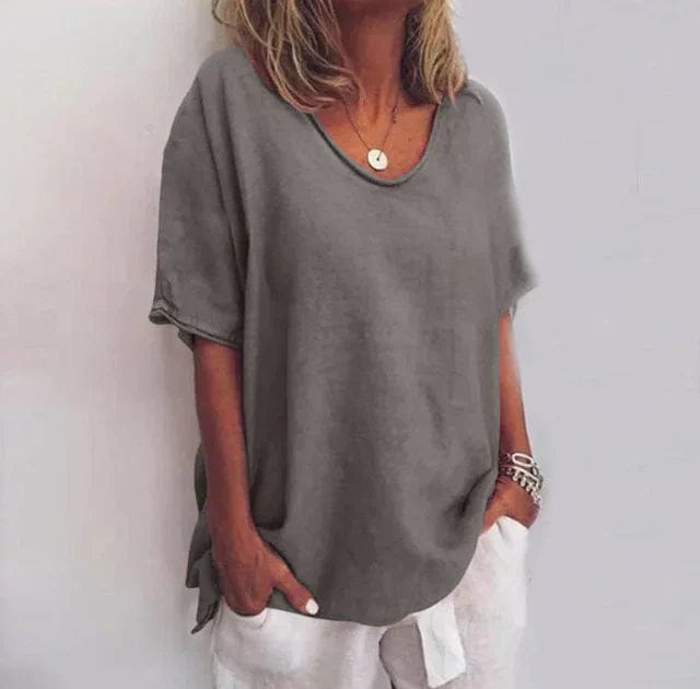 Emma | Blouse Rétro Ample et Élégante 0